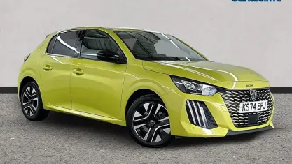 Used Peugeot 208 Allure 101 HP (74 kW) 2024 Yellow Hatchback