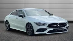 White Used 2023 Mercedes CLA220 AMG Line Premium Sedan | £26,595 (Fair price)