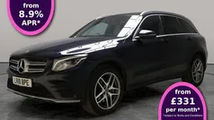 Blue Used 2018 Mercedes GLC220 AMG line Estate | £17,923 (Fair price)