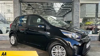 Used Kia Picanto 67 HP (49 kW) 2021 Black Hatchback