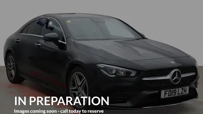 Used Mercedes CLA220 AMG Line Premium 190 HP (139 kW) 2019 Black Sedan