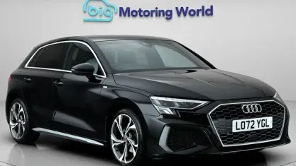 Used Audi A3 Sportback S-Line 150 HP (110 kW) 2022 Black Hatchback
