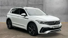 White Used 2021 VW Tiguan R-line SUV | £25,440 (Fair price)