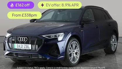 Blue Used 2021 Audi e-tron Black Edition SUV | £21,384 (Super price)