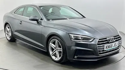 Used Audi A5 S-Line 190 HP (139 kW) 2018 Grey Coupe