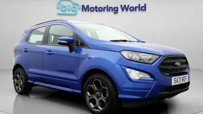 Used Ford Ecosport ST-Line 125 HP (91 kW) 2021 Blue SUV