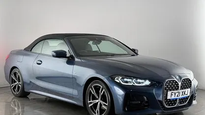 Used BMW 420 M Sport 190 HP (139 kW) 2021 Blue Cabriolet