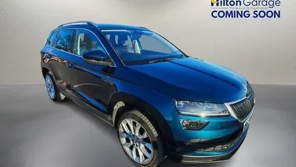 Used Skoda Karoq SE L 150 HP (110 kW) 2020 Blue SUV