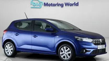 Used Dacia Sandero Comfort 91 HP (66 kW) 2022 Blue Hatchback