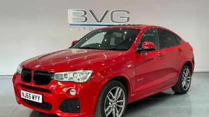 Used BMW X4 M Sport 258 HP (189 kW) 2015 Red SUV