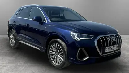 Used Audi Q3 S-Line 150 HP (110 kW) 2022 Blue SUV