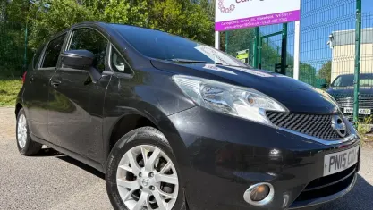 Used Nissan Note Acenta Premium 80 HP (58 kW) 2015 Black Hatchback