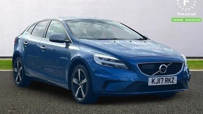 Usado Volvo V40 R-Design 190 CV (139 kW) 2017 Azul Utilitario