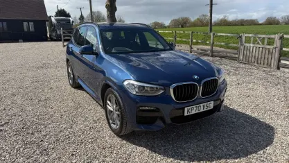 Used BMW X3 M Sport 292 HP (214 kW) 2020 Blue SUV