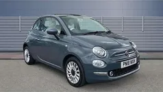 Grey Used 2018 Fiat 500 Lounge Hatchback | £7,829 (Fair price)