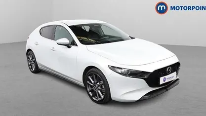 Used Mazda 3 Exclusive-Line 140 HP (102 kW) 2025 White Hatchback