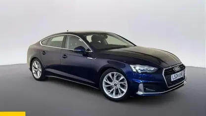 Used Audi A5 Sportback Sport 150 HP (110 kW) 2024 Blue Hatchback
