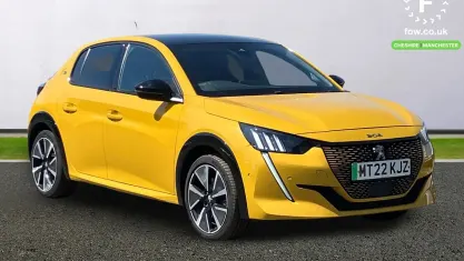 Used Peugeot e-208 GTi 100 kW (136 HP) 2022 Yellow Hatchback