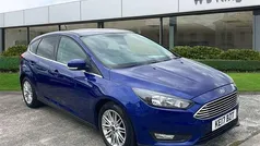 Blue Used 2017 Ford Focus Zetec Hatchback | £5,935 (Fair price)