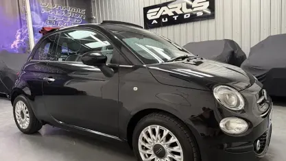 Used Fiat 500C Lounge 86 HP (63 kW) 2019 Black Cabriolet