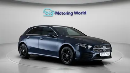 Used Mercedes A250 Executive 218 HP (160 kW) 2021 Blue Hatchback