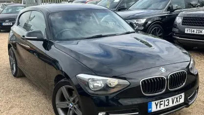Used BMW 114 Sport Line 102 HP (75 kW) 2013 Black Hatchback