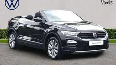 Black Used 2021 VW T-Roc Cabriolet Design Cabriolet | £18,226 (Fair price)