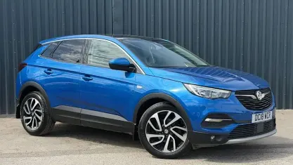 Used Vauxhall Grandland X Elite 131 HP (96 kW) 2018 Blue SUV