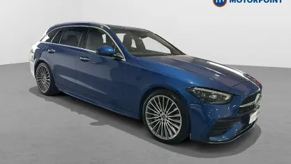 Usado Mercedes C220 AMG Line Premium 200 CV (147 kW) 2022 Azul Familiar