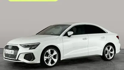 Used Audi A3 S-Line 110 HP (80 kW) 2022 White Sedan