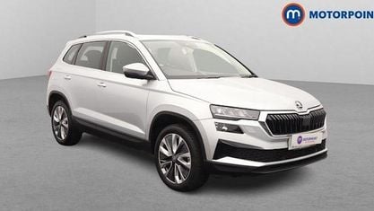 Używany Skoda Karoq SE L 150 KM (110 kW) 2025 Srebrny SUV