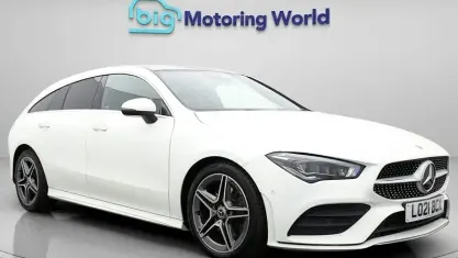 Used Mercedes CLA200 AMG Line Premium Plus 163 HP (119 kW) 2021 White Coupe