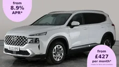 White Used 2022 Hyundai Santa Fe Premium SUV | £28,428 (Fair price)
