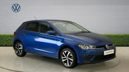 New VW Polo Match 95 HP (69 kW) 2026 Blue Hatchback