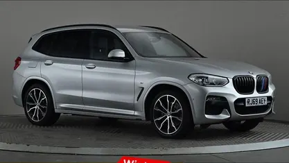 Silver Used 2019 BMW X3 M Sport SUV | £21,697 (Fair price)