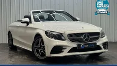 White Used 2019 Mercedes C200 AMG Line Premium Cabriolet | £17,995 (Fair price)