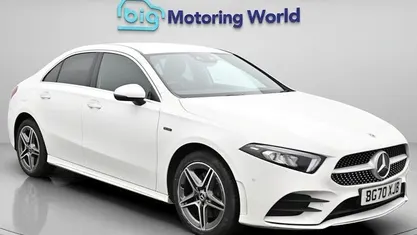 Used Mercedes A250 AMG line 259 HP (190 kW) 2021 White Sedan