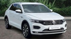 Pure white Used 2019 VW T-Roc R-line SUV | £17,995 (Fair price)