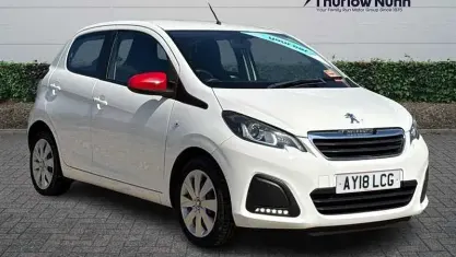 Used Peugeot 108 Active 68 HP (50 kW) 2018 White Hatchback