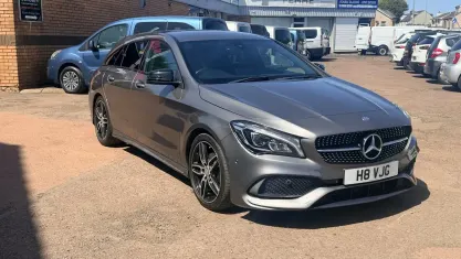Used Mercedes CLA200 AMG line 136 HP (100 kW) 2017 Grey Coupe