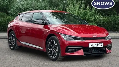Begagnad Kia EV6 GT-Line 239 kW (325 HK) 2022 Röd SUV