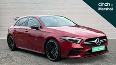Red Used 2022 Mercedes A35 AMG Premium Plus Hatchback | £31,991 (Fair price)