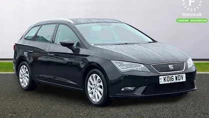 Used Seat Leon Ecomotive 110 HP (80 kW) 2016 Black Estate
