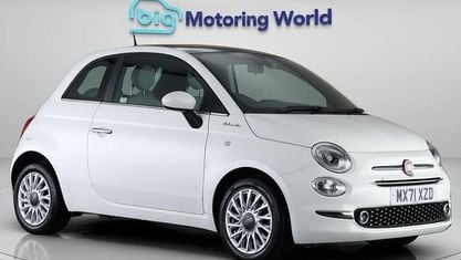 Używany Fiat 500 Dolcevita 69 KM (50 kW) 2021 Biały Hatchback