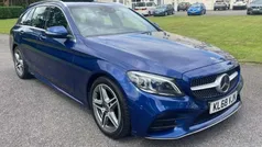 Blue Used 2019 Mercedes C220 AMG Line Premium Estate | £14,995 (Fair price)