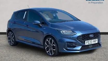Used Ford Fiesta ST-Line X 100 HP (73 kW) 2023 Blue Hatchback