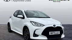 White Used 2022 Toyota Yaris Hybrid Design Hatchback | £14,250 (Fair price)