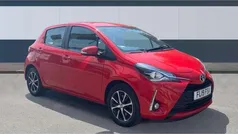 Red Used 2019 Toyota Yaris Hatchback | £10,474 (Fair price)
