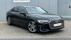 Myth black metallic Used 2019 Audi A6 S-Line Sedan | £25,950 (Fair price)