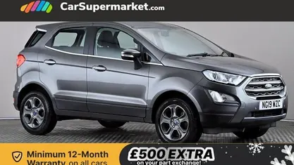 Grey Used 2019 Ford Ecosport Zetec SUV | £8,697 (Fair price)
